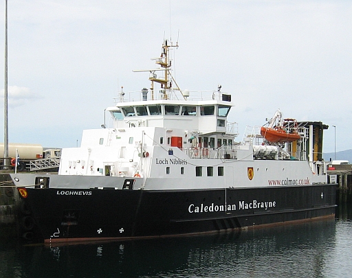 LochNevis Caledonian MacBrayne In Mallaig Harbour